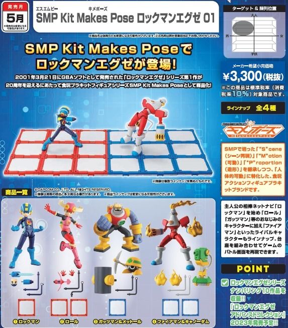 SMP Kit Makes Pose ロックマンエグゼ 01 2.ロール