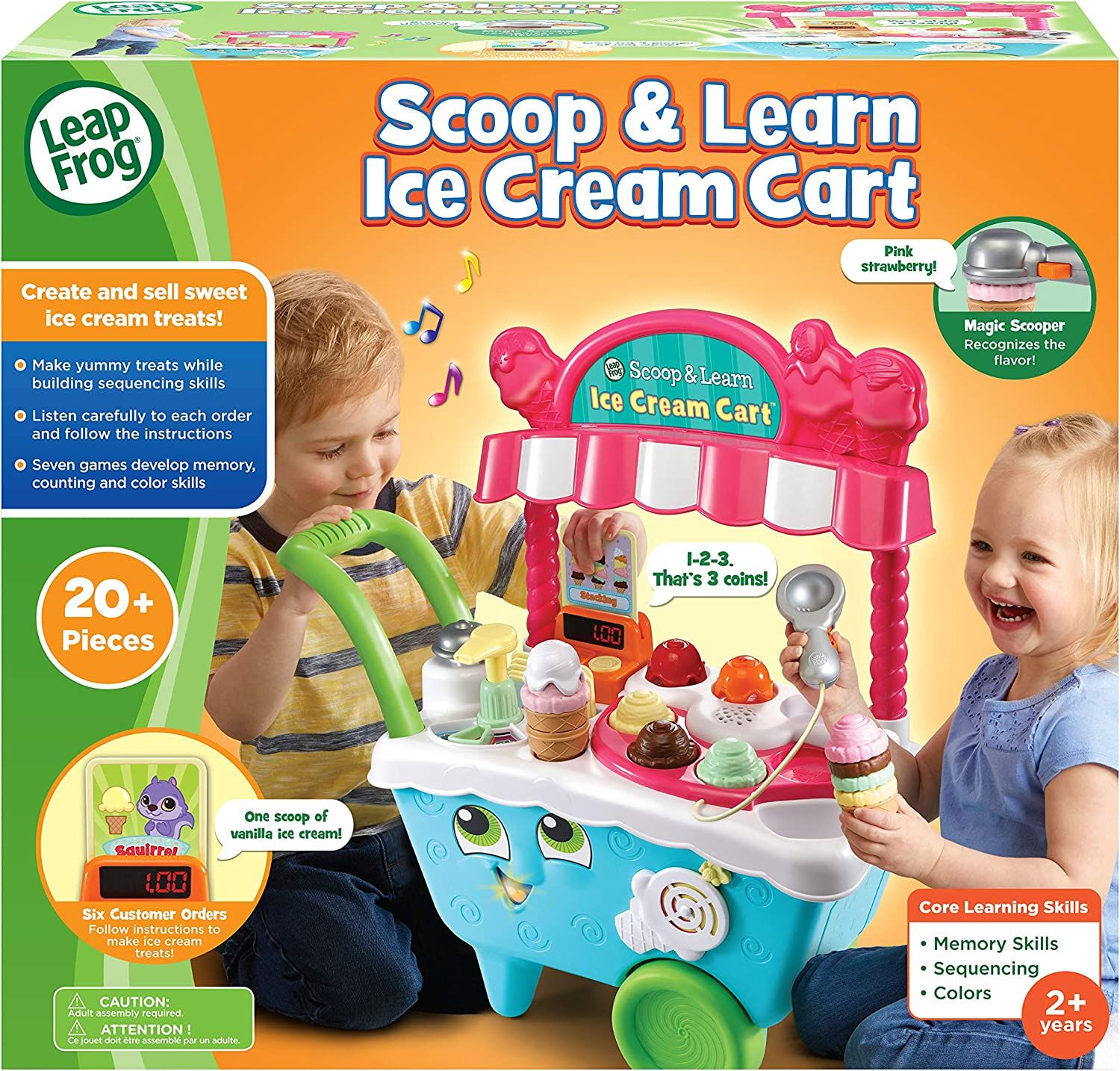 Scoop & learn ice cream cart by 2025 leapfrog