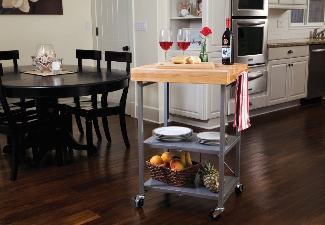 Origami outlet microwave cart