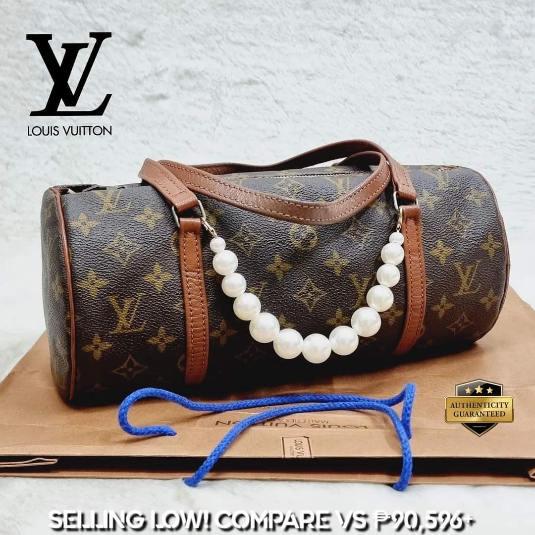Louis Vuitton Ultra Rare Monogram Marais Kisslock Pouch Bag