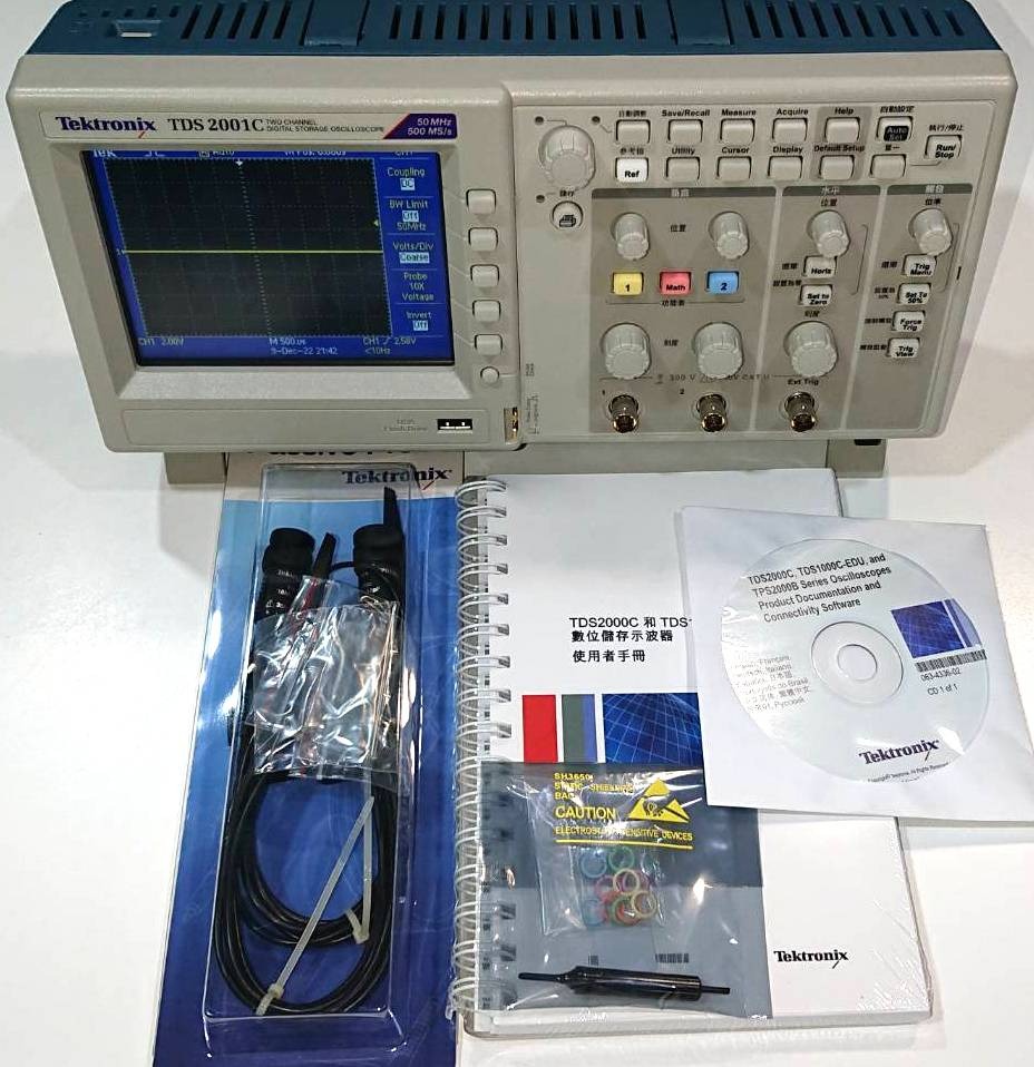 Tektronix TDS2001C 數位儲存示波器, 電腦及科技產品, 商務用科技產品在旋轉拍賣