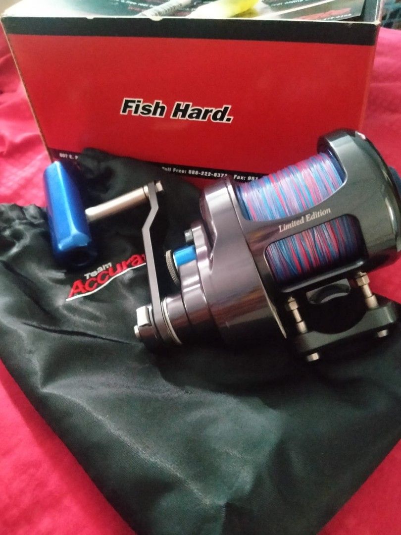Fishing Reel - Accurate Boss Xtreme 500 Narrow (2 speed), Sports Equipment,  Fishing on Carousell