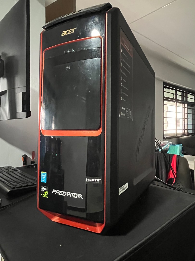 ACER PREDATOR Gaming Desktop Computer PC CPU Processor intel i7 Storage