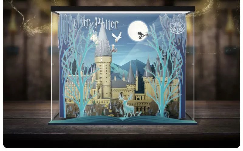 71043 hogwarts new arrivals castle display case