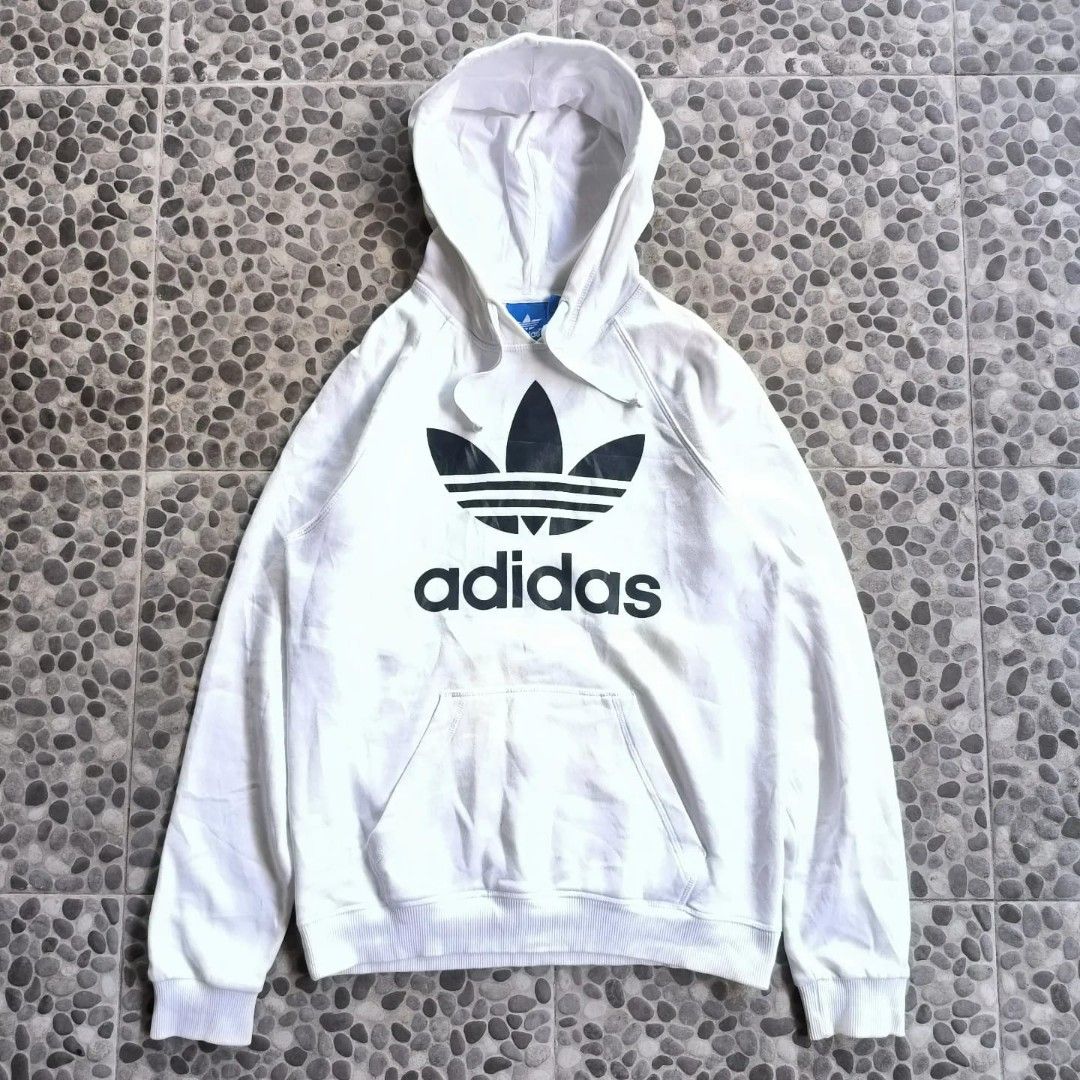 Hoodie cheap adidas putih