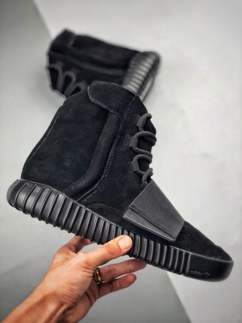 Adidas yeezy boost 750 triple black mens on sale