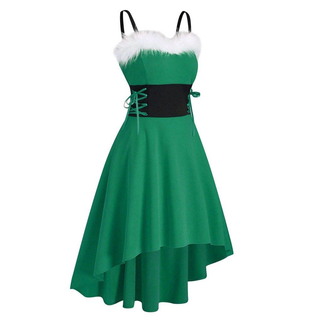Adult green Christmas dress size 2XL Women s Fashion Dresses