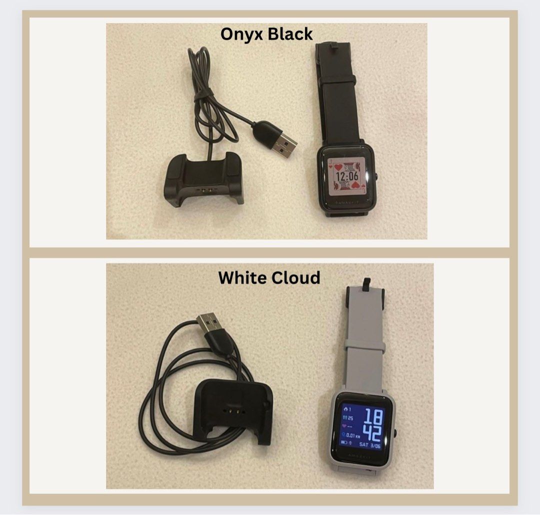 Xiaomi mi amazfit bip smart watch onyx on sale black