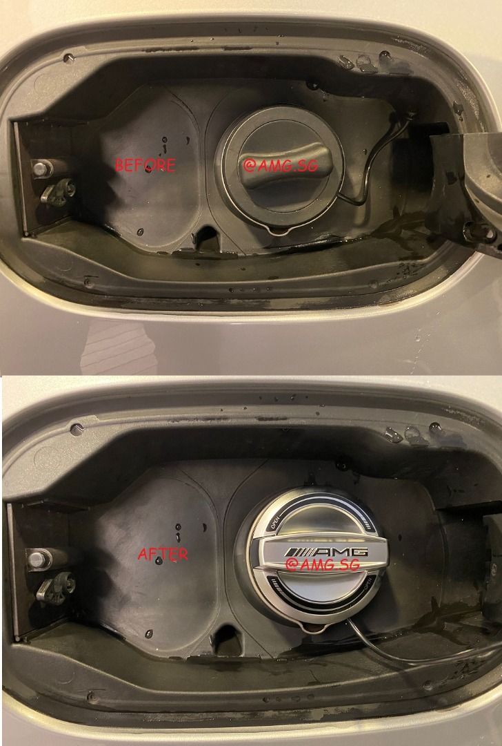 AMG Fuel Filler Cap Chrome (Edition 55) Genuine Original Mercedes