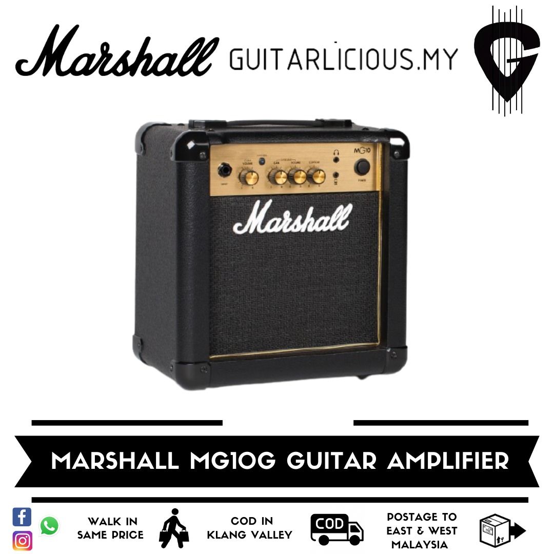 AMPLIFIER MARSHALL Guitar COMBO Amplifier MG10G 10watt RM 315