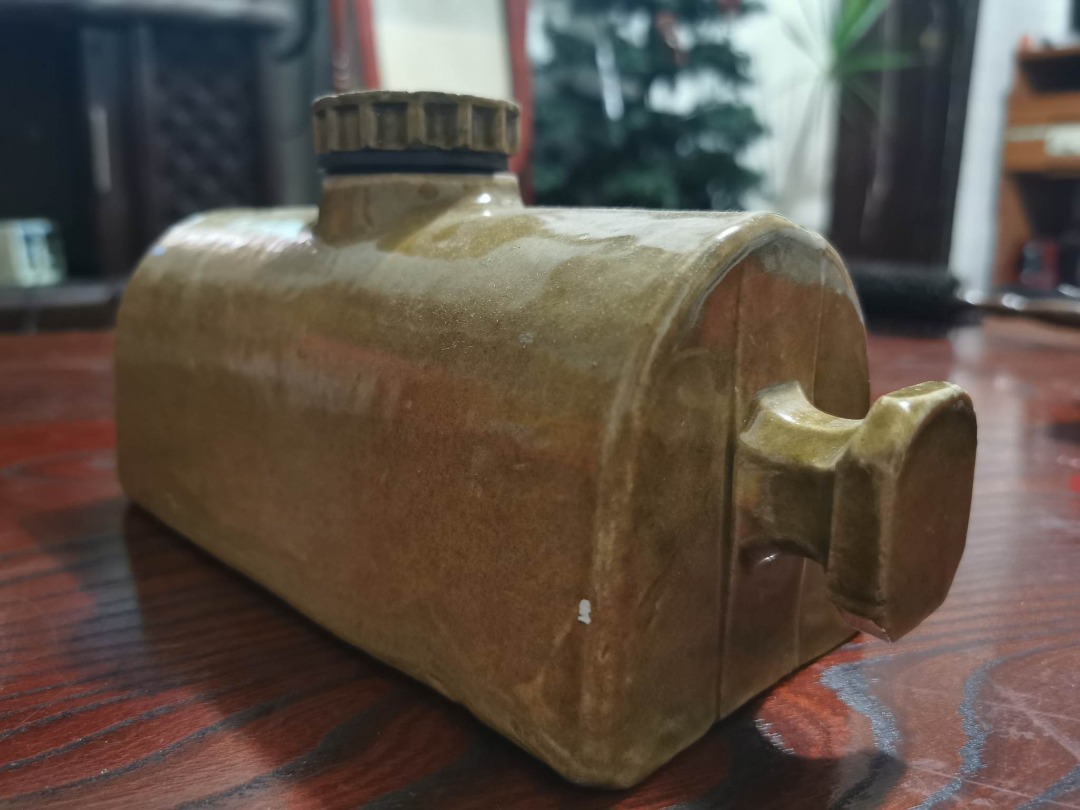 Antique Stone Hot Water Bottle or Foot Warmer, Furniture & Home Living