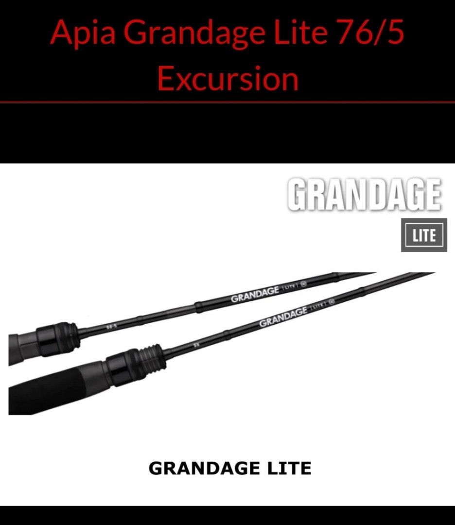 Apia Grandage Lite rod, Sports Equipment, Fishing on Carousell