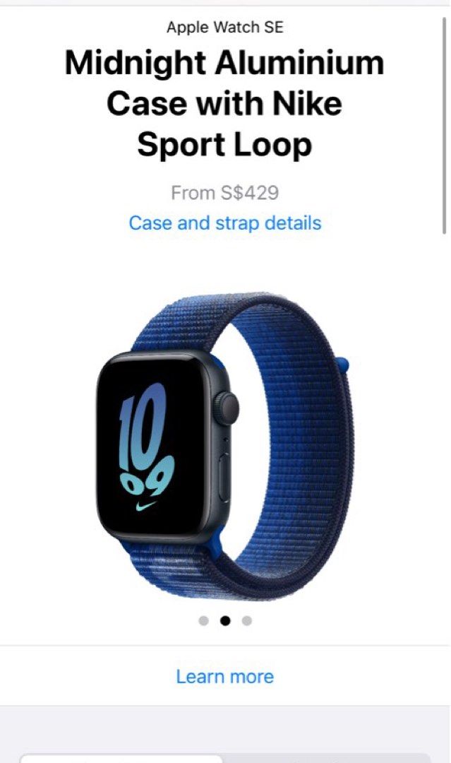 Midnight fog nike sport loop top