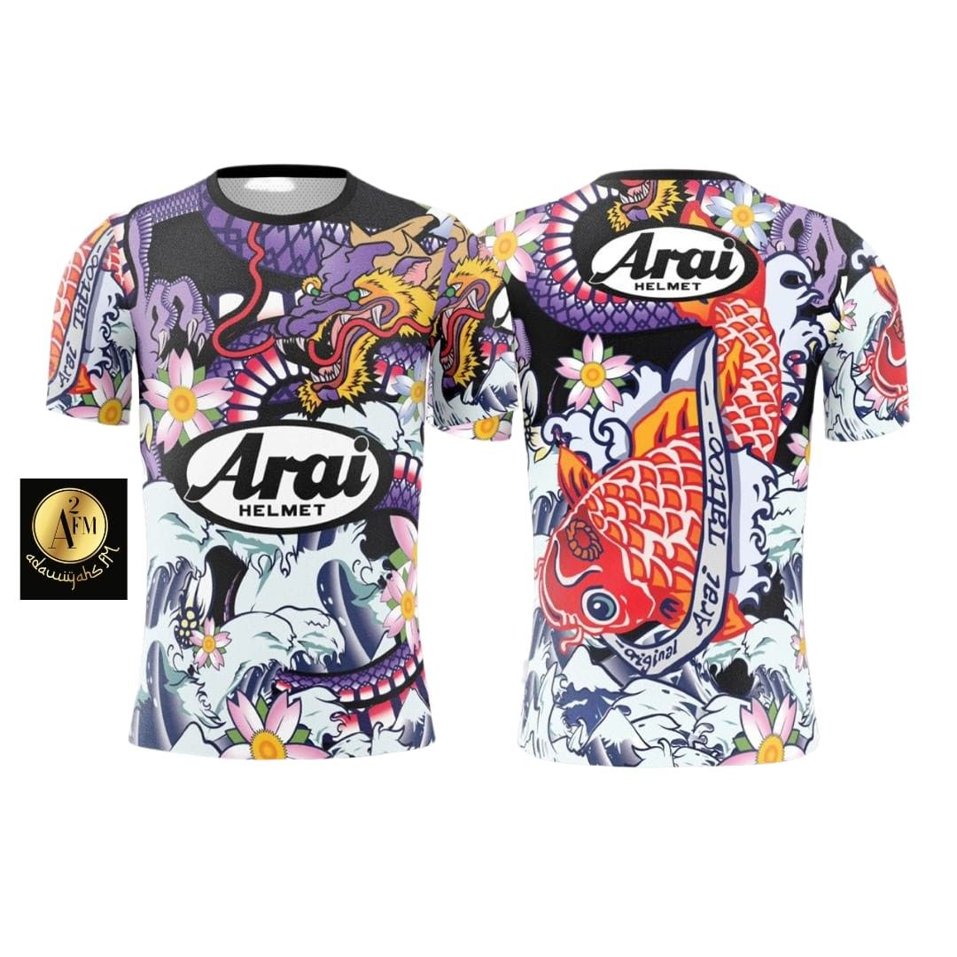 Arai Bike Jersey, Motorcycles, Motorcycle Apparel on Carousell