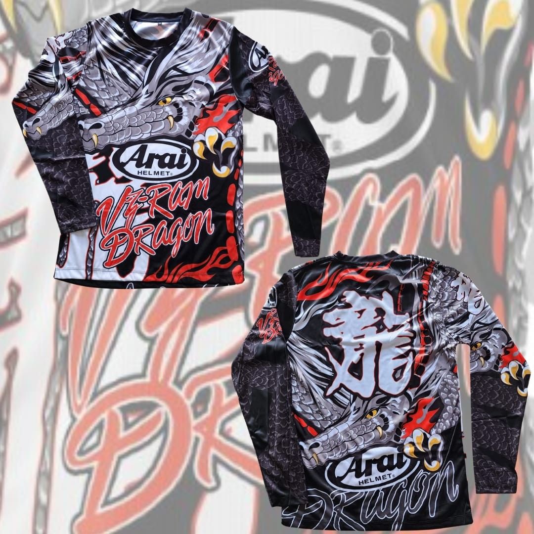 Arai Bike Jersey, Motorcycles, Motorcycle Apparel on Carousell