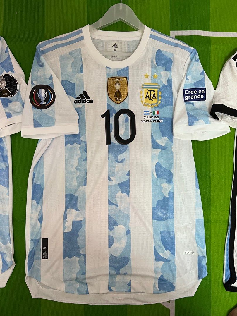 Argentina LIONEL MESSI #10 Home 2022 AUTHENTIC Adidas Jersey World