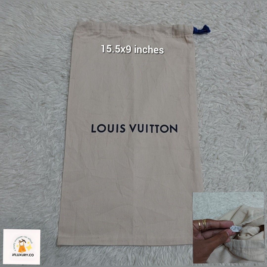 Louis Vuitton dust bag (shoe) - Original, Luxury, Bags & Wallets on  Carousell