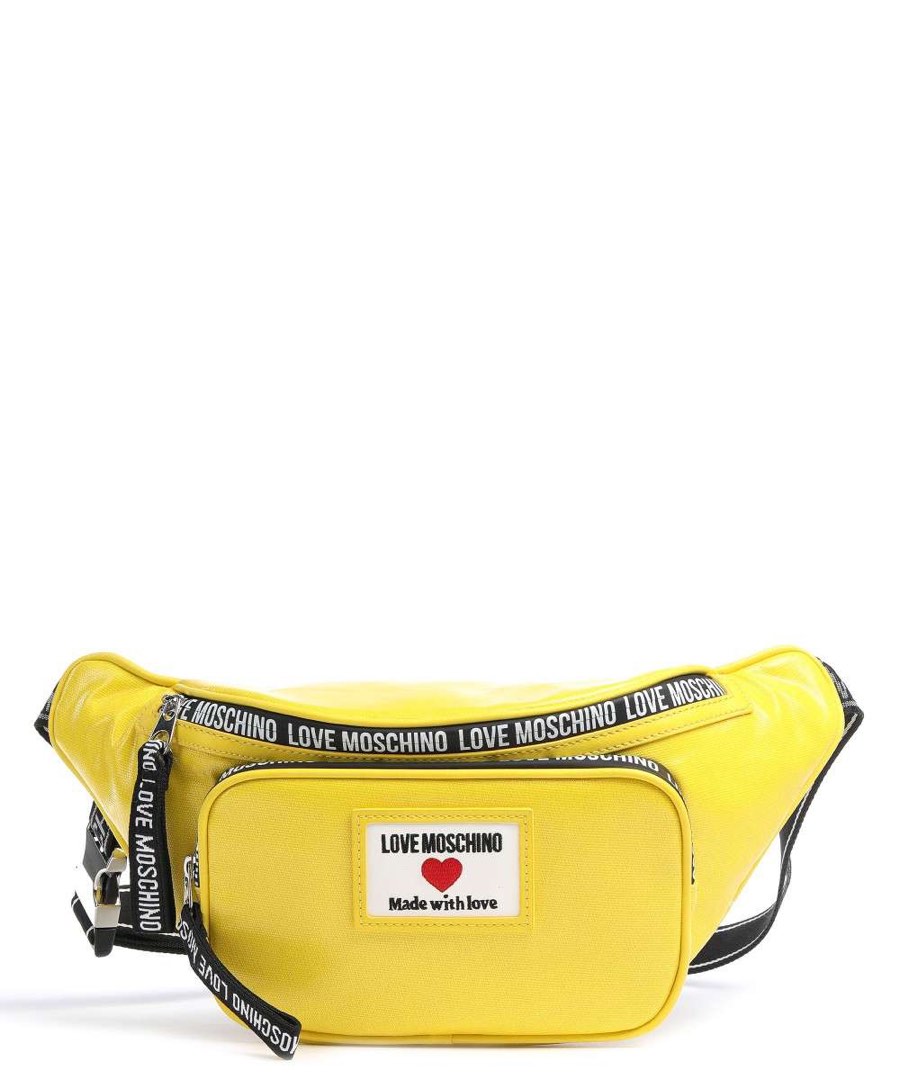 AUTHENTIC Love Moschino bum bag yellow Women s Fashion Bags