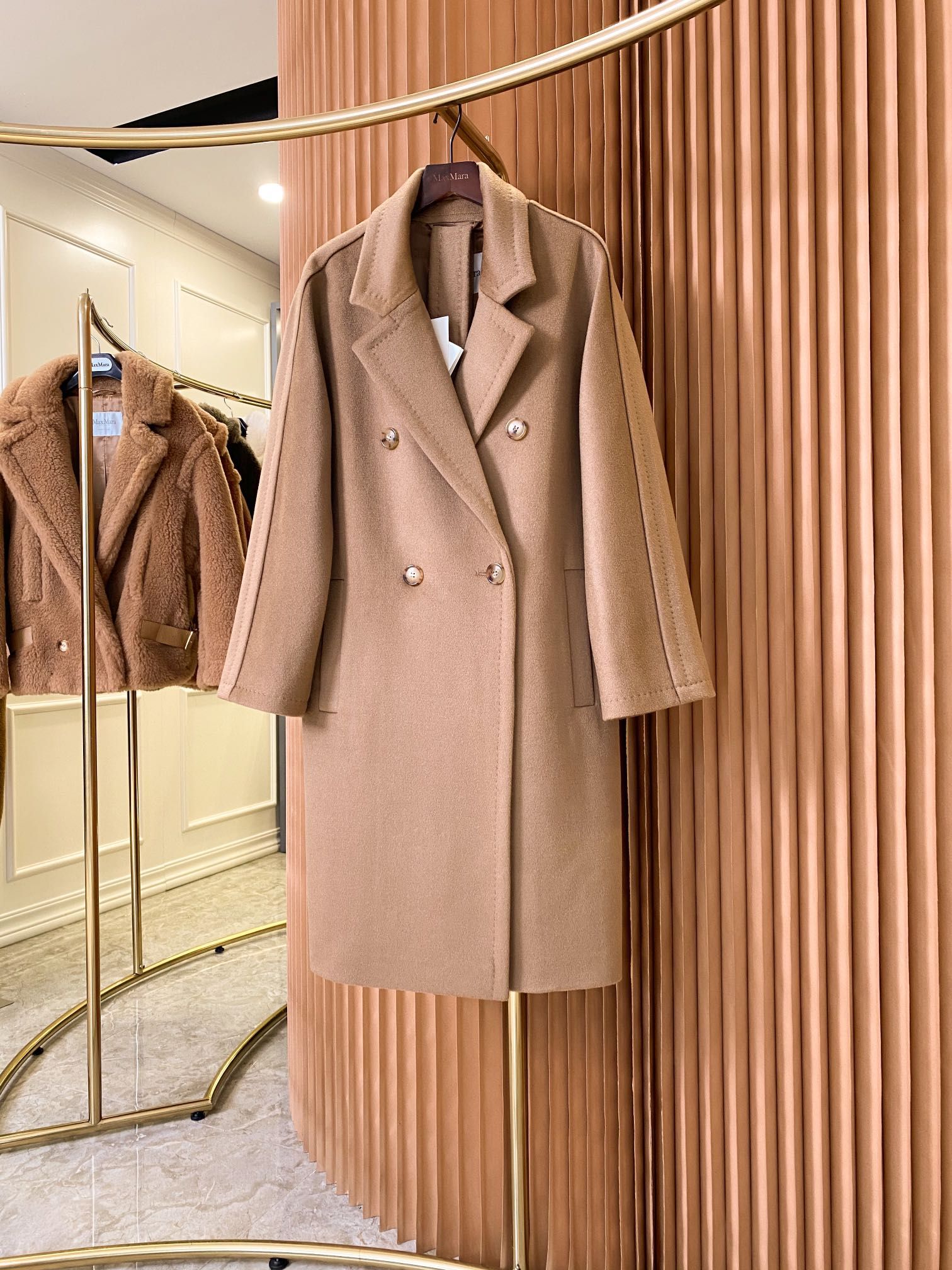 Max mara baiocco coat top