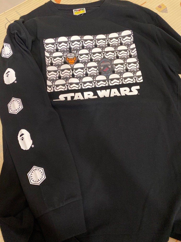 Bape x Star Wars long sleeve T Shirt