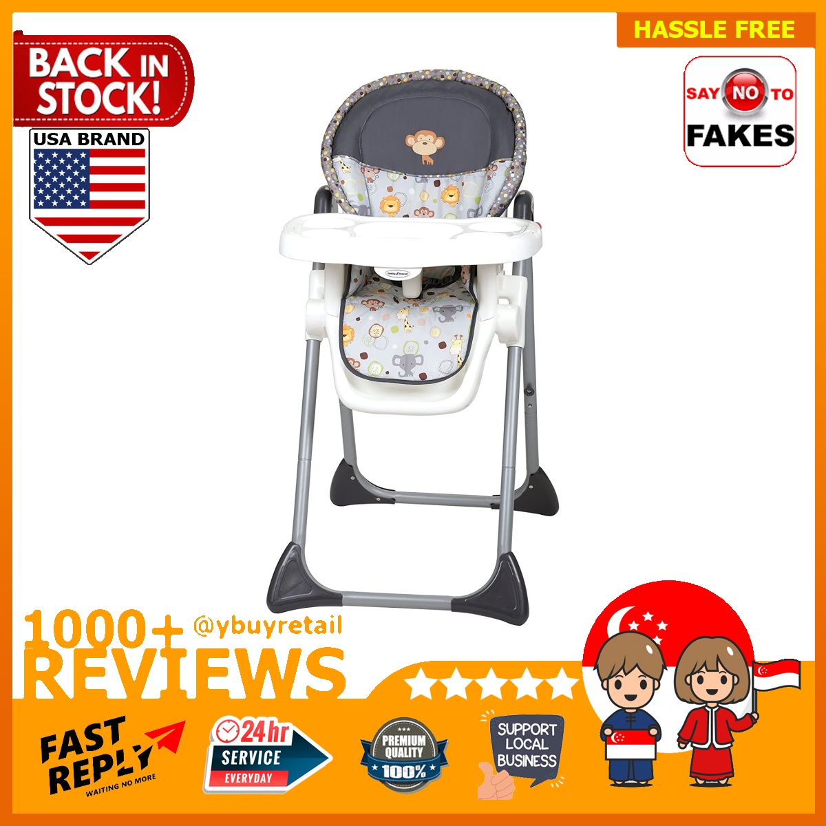 BML Baby Trend Sit Right High Chair Babies Kids Nursing