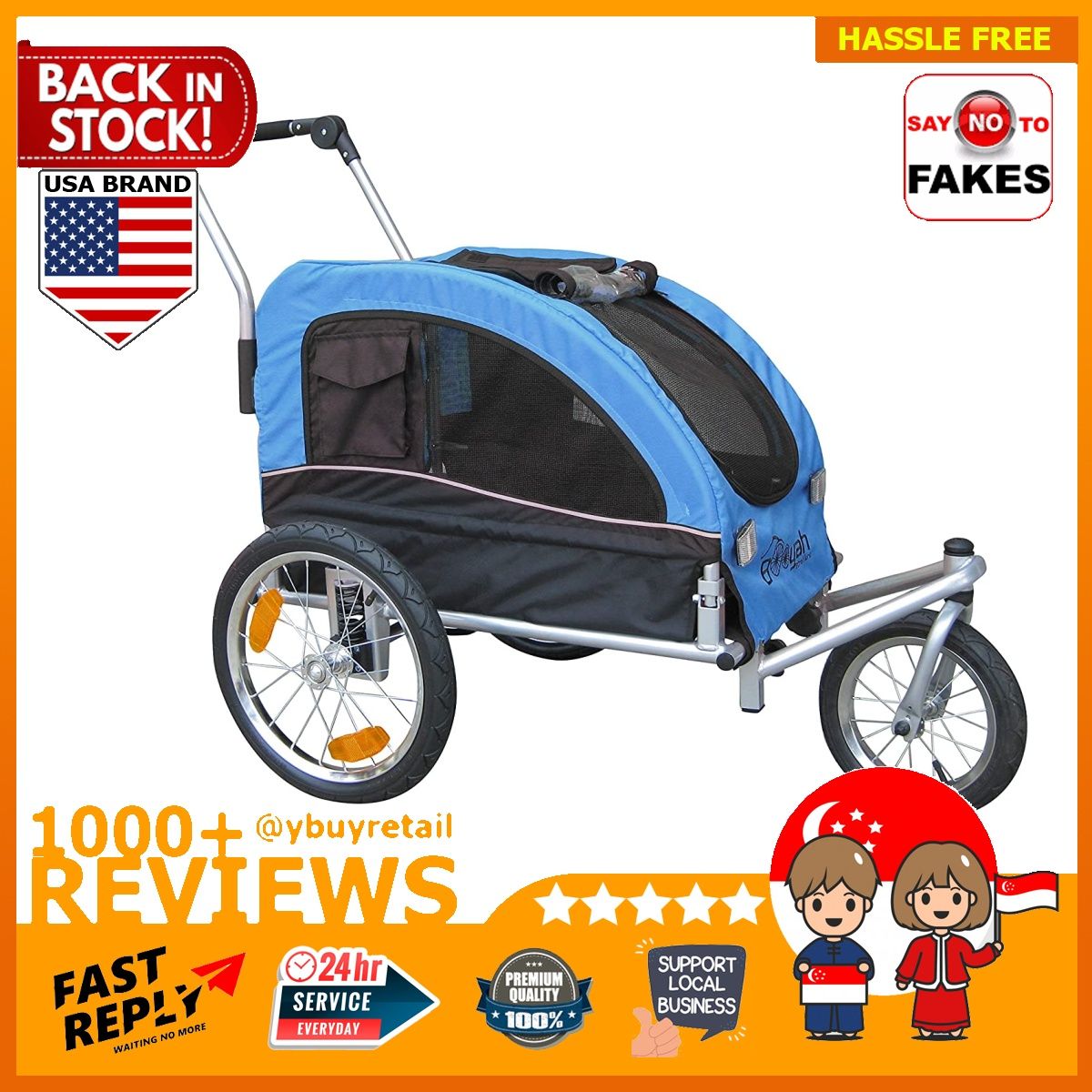 Booyah medium dog stroller discount