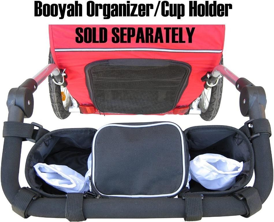 BML Booyah Medium Dog Stroller Pet Bike Trailer with Suspension
