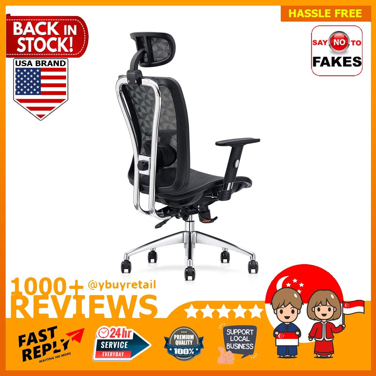 Cedric ergonomic mesh office chair best sale