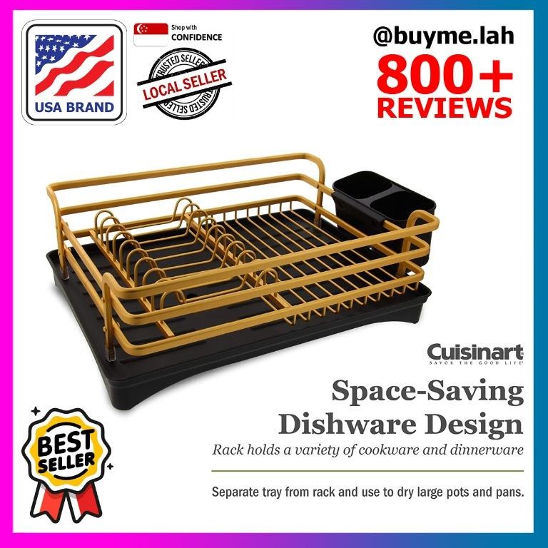 [BML] Cuisinart Aluminum Rust Proof Dish Drying Rack Compact