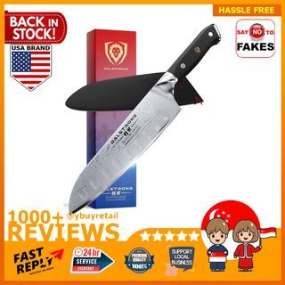 Dalstrong Chef Knife - 8 inch - Phantom Series - Japanese High-Carbon Aus8 Steel Kitchen Knife - White G10 Handle - Cooking Knife - w/Sheath