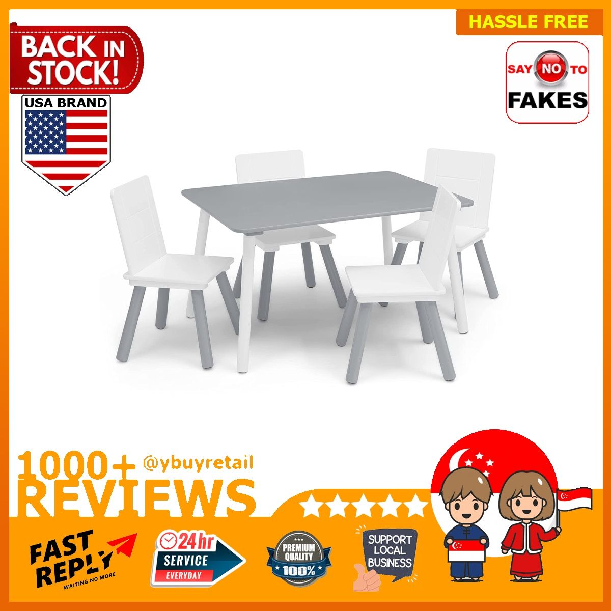 Delta children's table and 4 chairs outlet