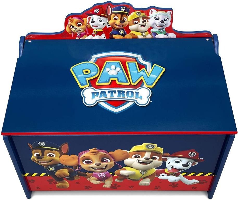Paw patrol deals toy bin