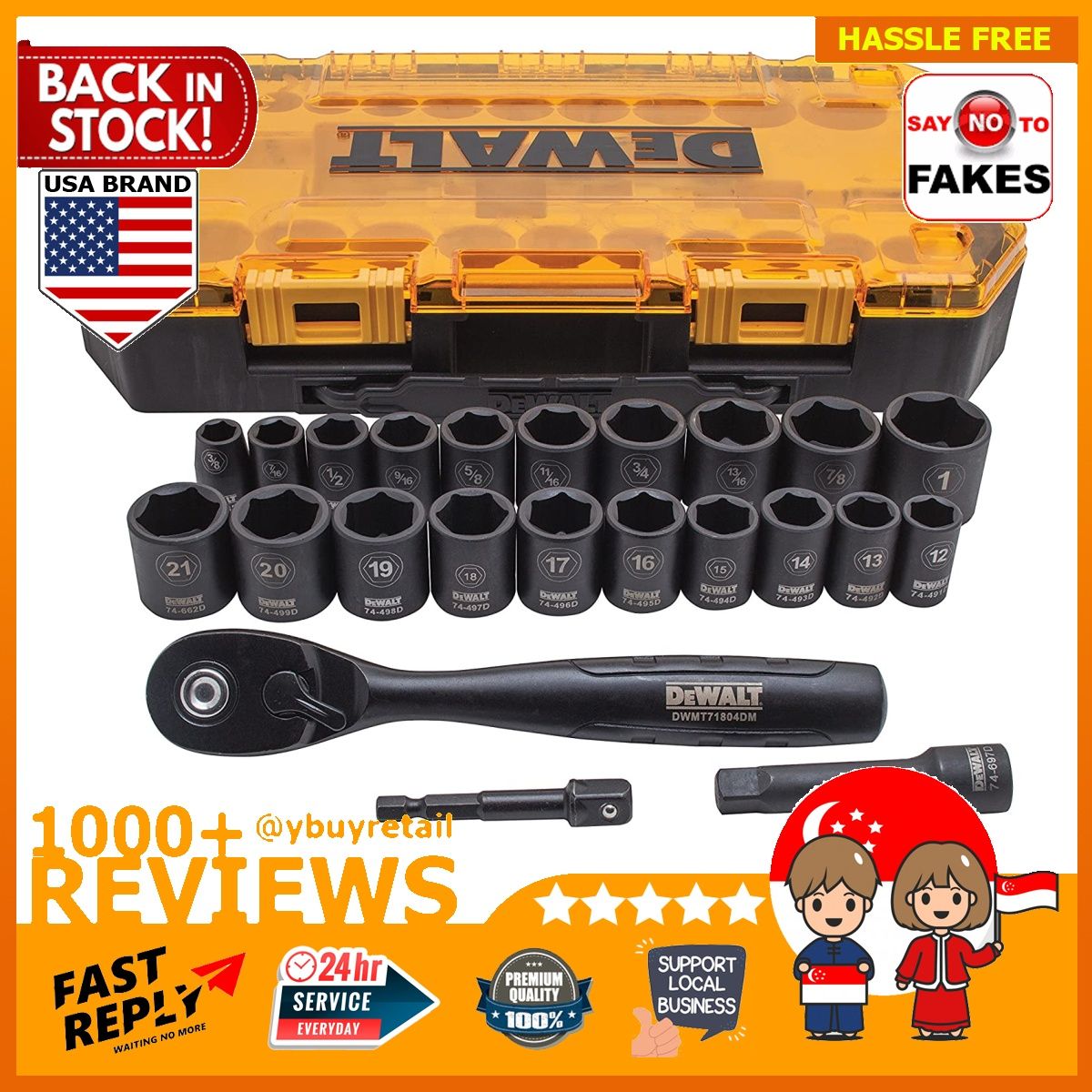 Dewalt 23 piece impact socket set 2025