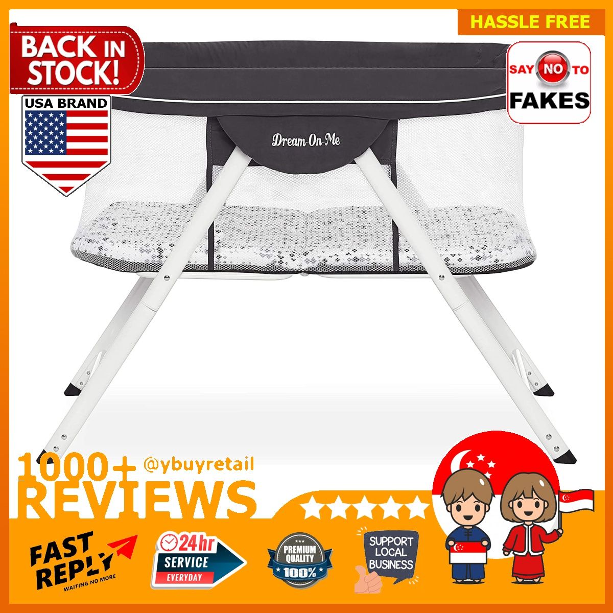 Dream on me traveler portable bassinet reviews shop