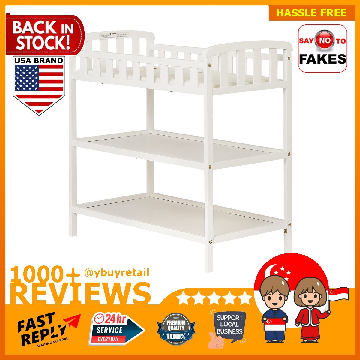 Dream on me emily changing table clearance
