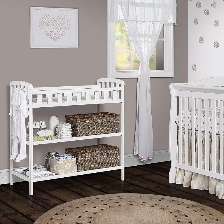 BML Dream On Me USA Emily Changing Table in White nurseries mattress diaper changing platform Babies Kids Infant Playtime on Carousell