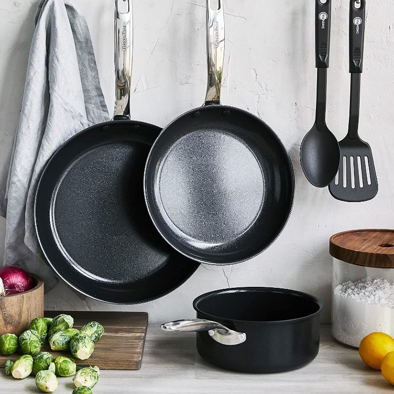 BML GreenPan Prime Midnight Hard Anodized Healthy Ceramic