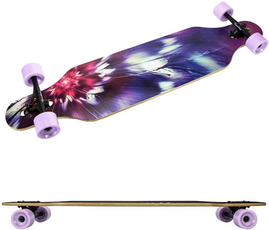 [BML] Hawkeye 41 inch Freeride Longboard 8 Layer Canadian Maple Wood ...