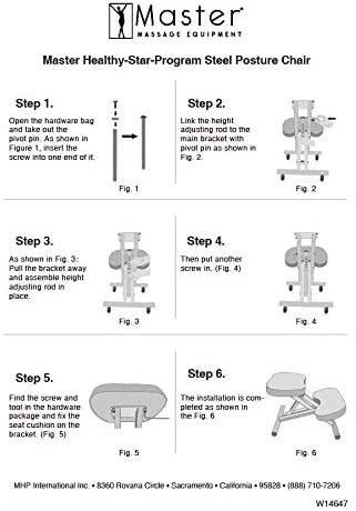 Dragonn ergonomic kneeling clearance chair assembly instructions