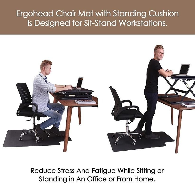 Chair mat with standing cushion online
