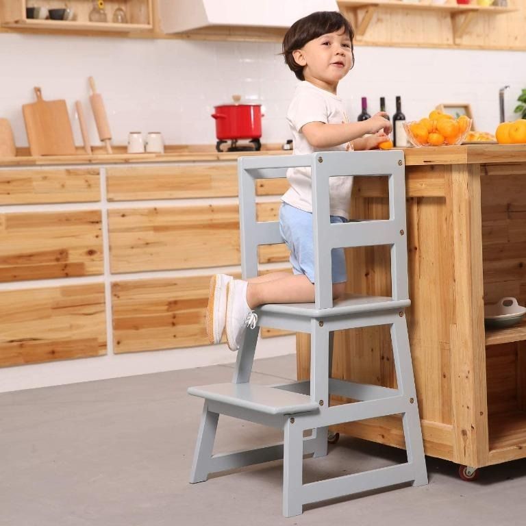 BML price beat SDADI Kids Kitchen Step Stool with Safety Rail