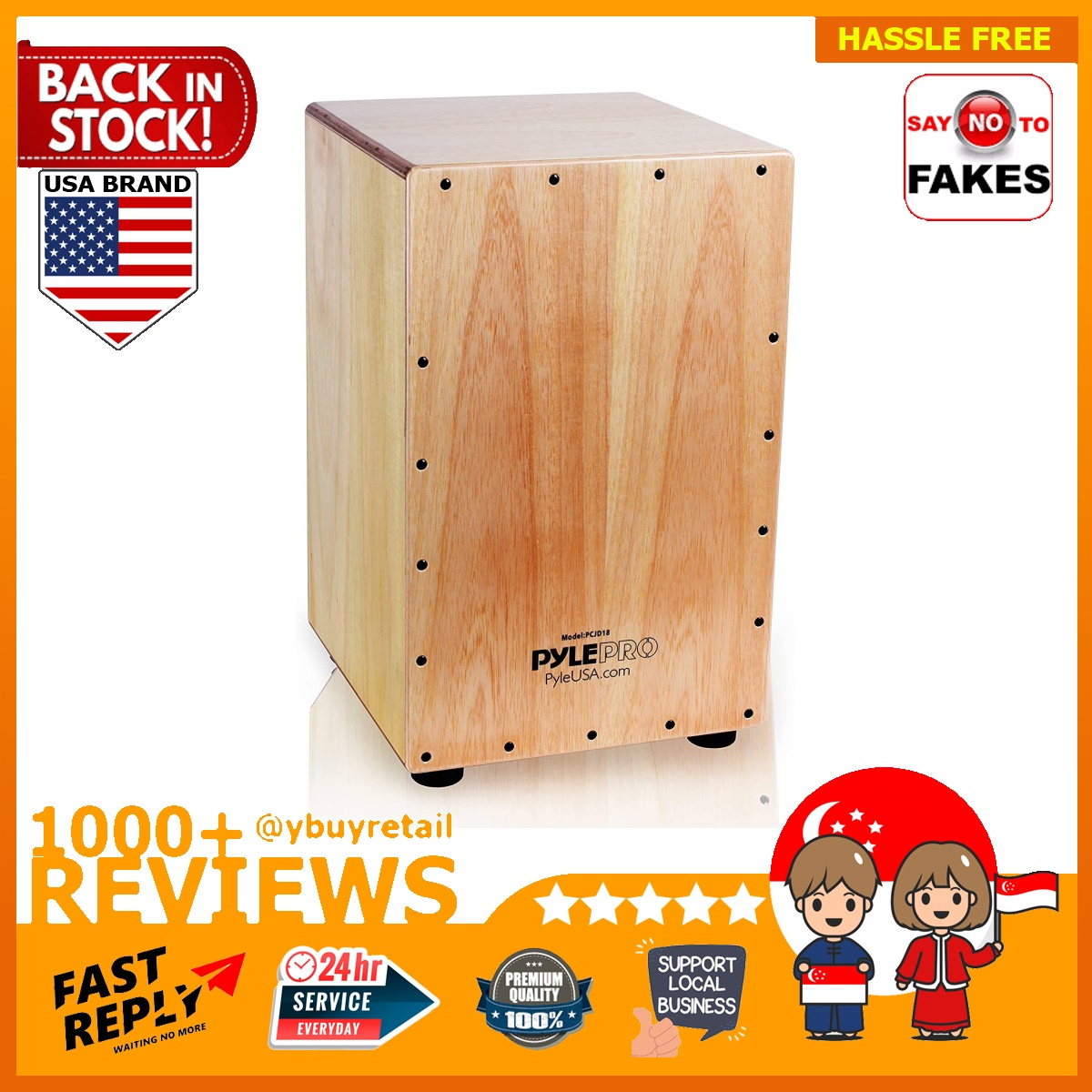 Pyle cheap string cajon