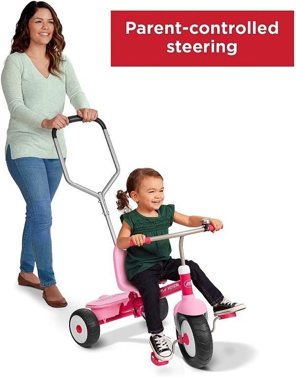 BML Radio Flyer Deluxe Steer Stroll Trike Radio Flyer Color FX EZ Glider 3 Wheel Scooter Red Radio Flyer Balance Bike Glide and Go Gray Babies Kids Going