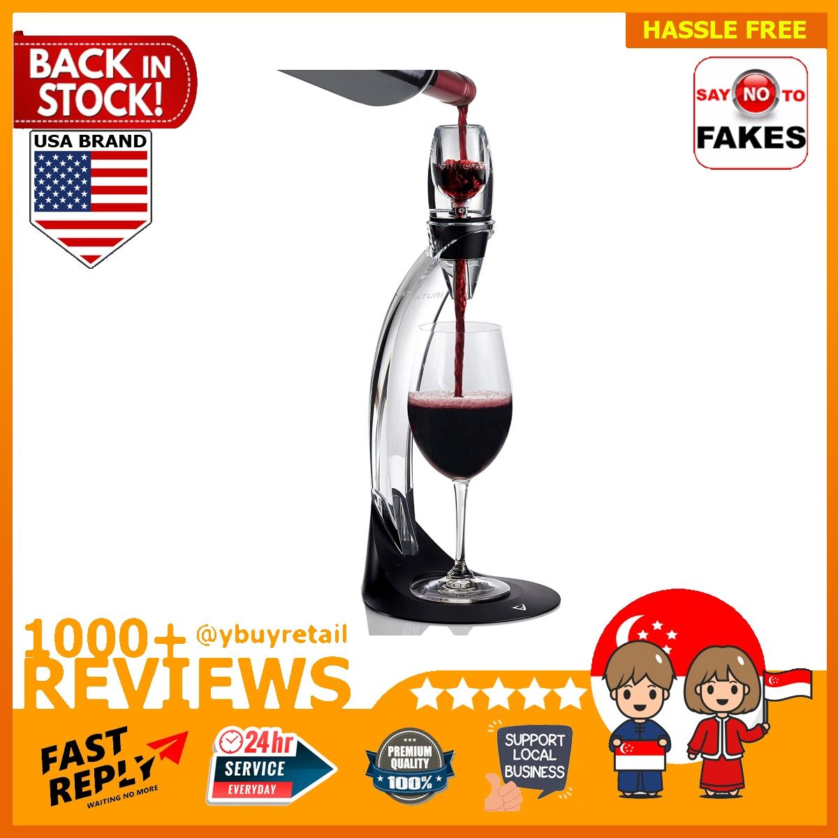 [BML] Vinturi Deluxe Essential Red Wine Aerator Pourer and Decanter