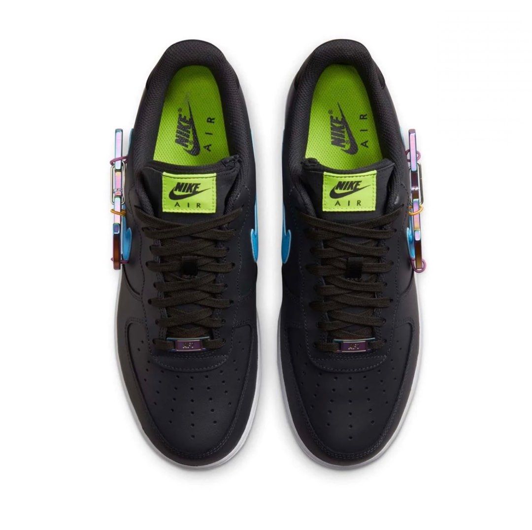 BNIB Air Force 1 07 Premium Carabiner Dark Smoke Grey Men s