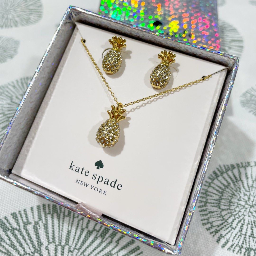 Kate spade by outlet the pool pineapple earrings