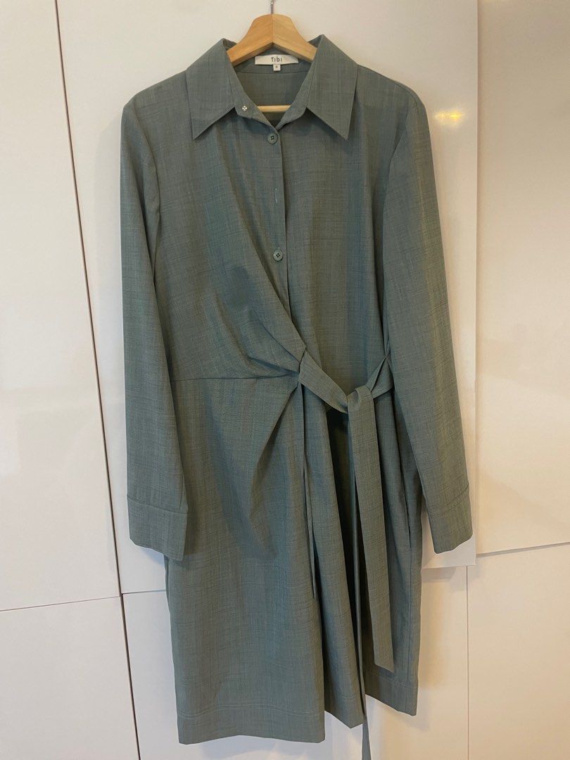 Tibi green online jumpsuit