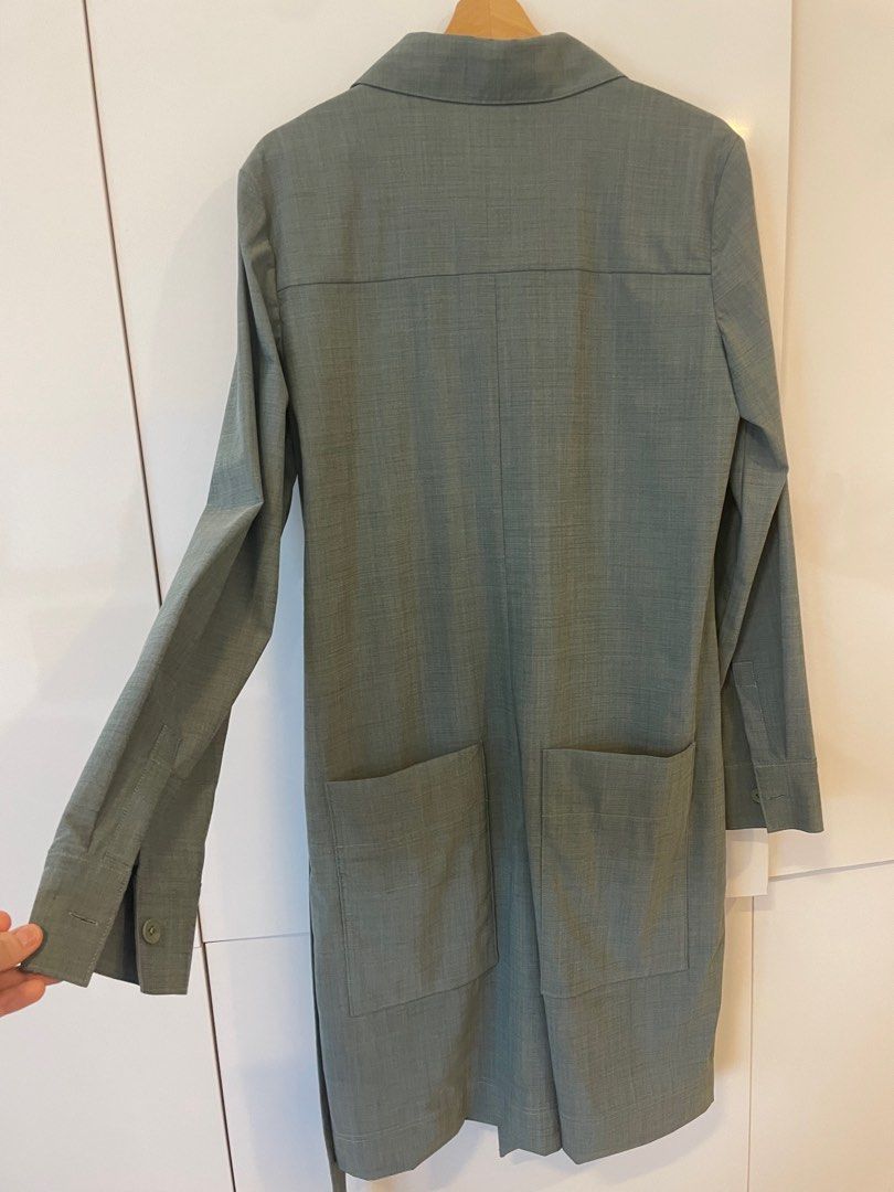 BNWOT TIBI Grey Green Jumpsuit US6 Women s Fashion Dresses