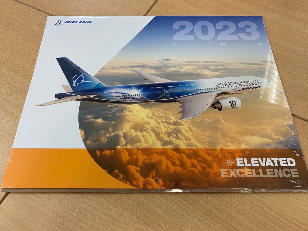 Boeing 2023 calendar, Hobbies & Toys, Stationery & Craft, Stationery