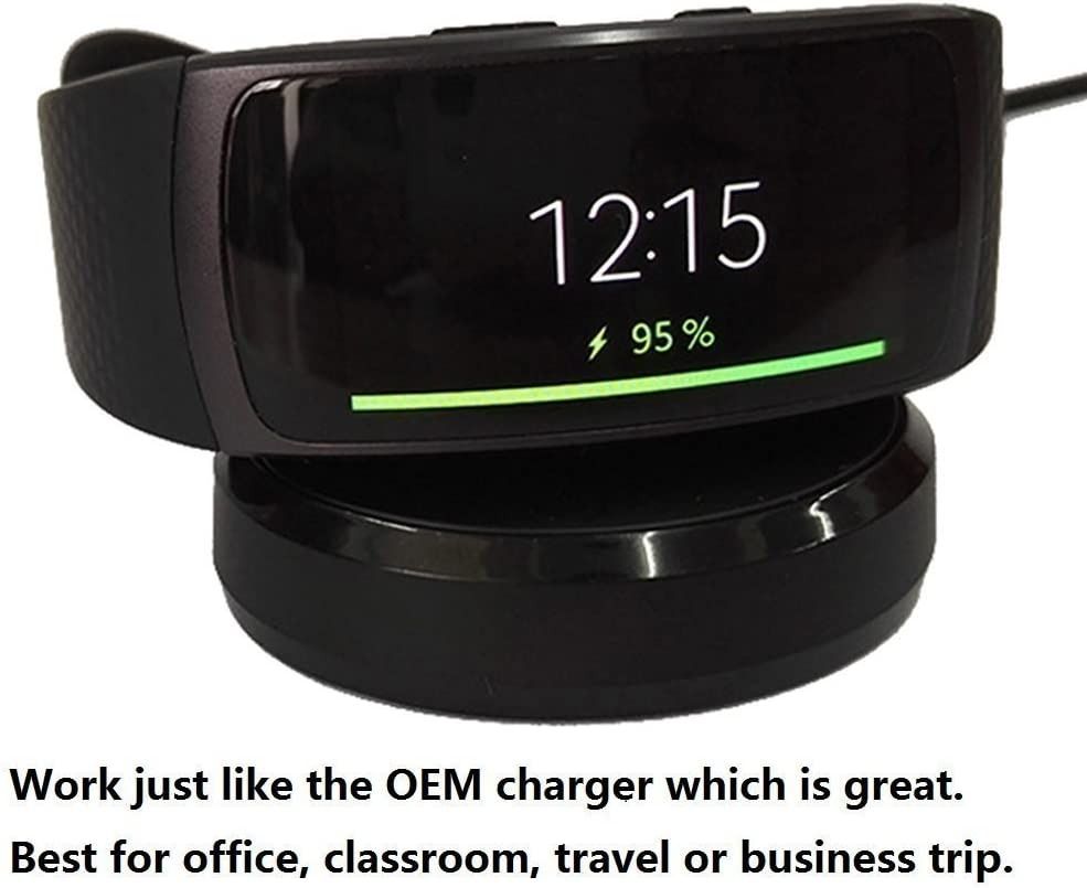 BOLWEO Compatible with Gear Fit 2 Fit 2 Pro Smartwatch Charger 3Ft